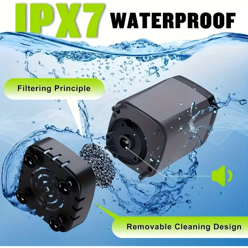 Spopal 6000mAh Rechargeable Camping Shower