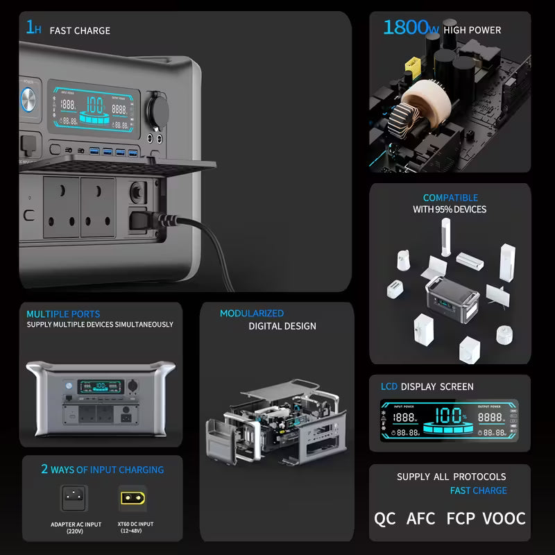 1 800w Portable Power Supply