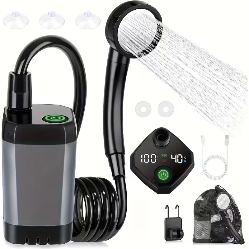 Spopal 6000mAh Rechargeable Camping Shower