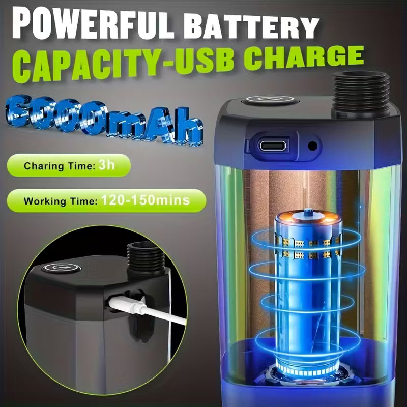 Spopal 6000mAh Rechargeable Camping Shower